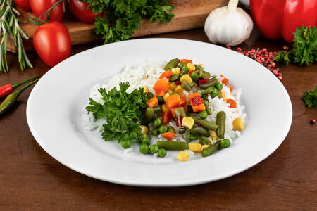 Рис с овощами