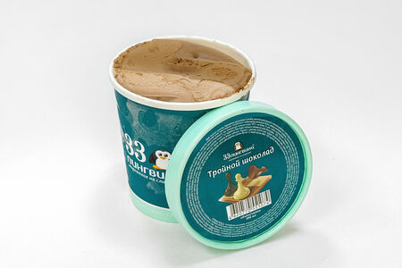 Мороженое Тройной шоколад в ведёрке