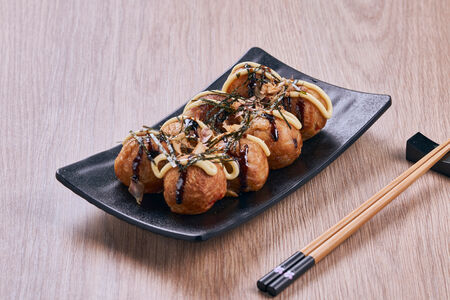 Такояки с осьминогом