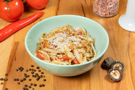 Лапша с овощами