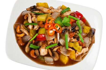 Курица с орехами кешью