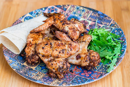 Шашлык из куриных крыльев