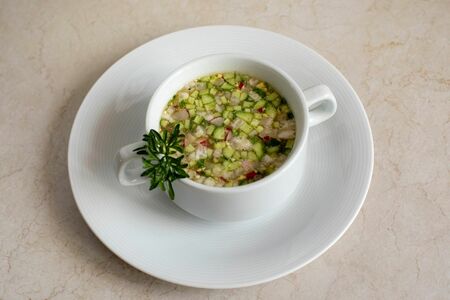 Окрошка Оренбургская на квасе