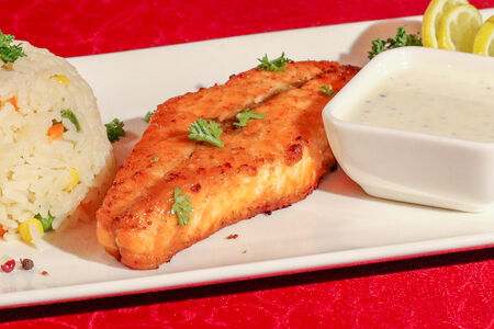 Стейк из семги