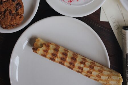 Трубочка с вареной сгущенкой