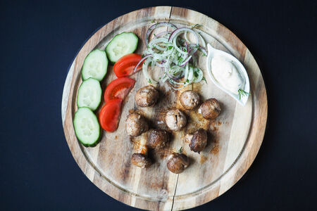 Шашлык грибной