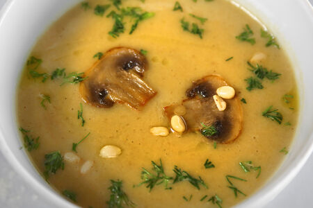 Крем-суп грибной