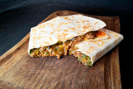 Кесадилья с говядиной