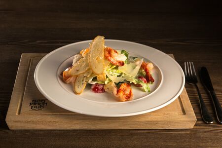 Цезарь с креветками