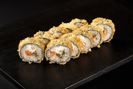 Ролл Угорь со сливочным сыром в темпуре