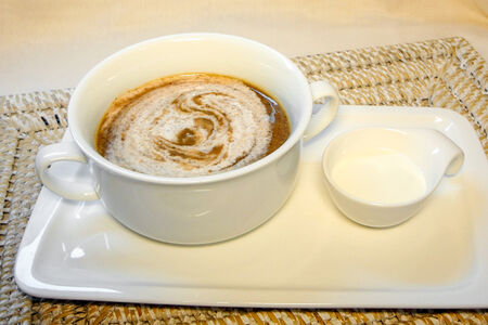 Грибной суп-пюре со сливками