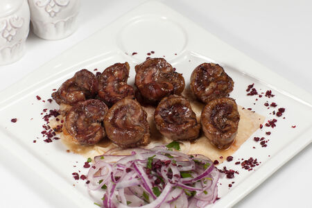 Шашлык из бараньих почек