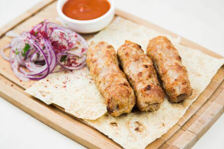 Люля-кебаб из баранины