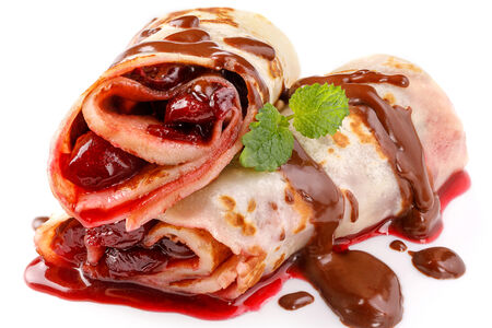 Блин Вишневый штрудель с шоколадом