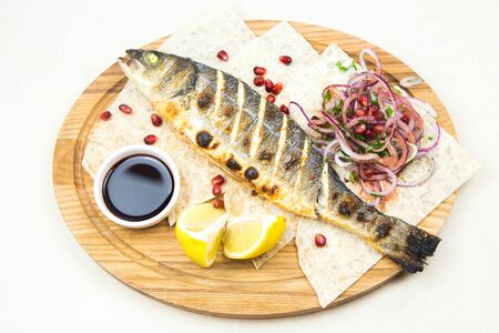 Сибас жареный