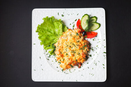 Свиная вырезка по-французски