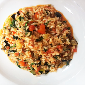 Ризотто с печеными овощами