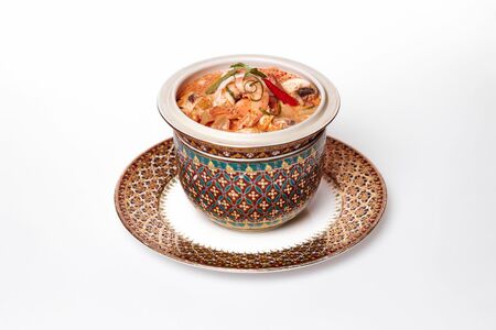 Суп Том ям с креветками