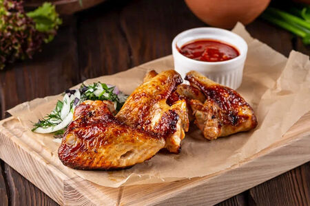 Шашлык из куриных крыльев