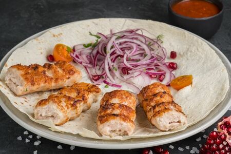 Люля-кебаб из курицы