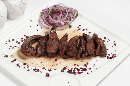 Шашлык из бараньего сердца