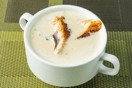 Суп Сливочный с угрем