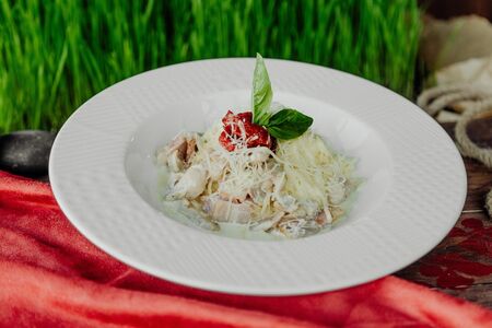 Спагетти Карбонара с беконом