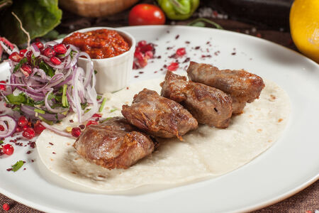 Шашлык из бараньей мякоти