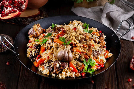 Плов с телятиной