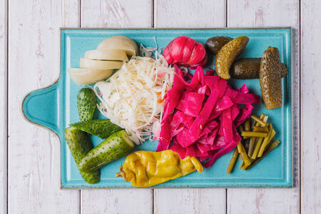 Букет из маринованных овощей