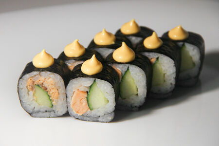 Ролл Жареный лосось