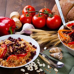 Булгур с овощами