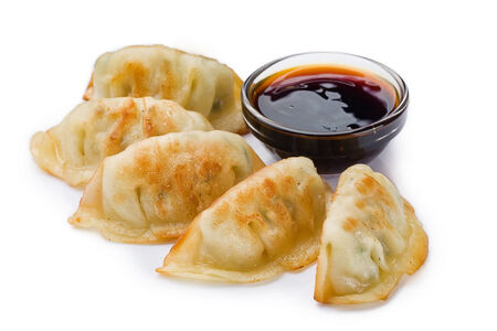 Гедза с креветкой терияки