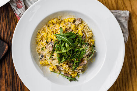 Паста с говядиной в перечном соусе