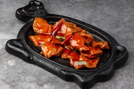 Свинина в остро-медовом соусе