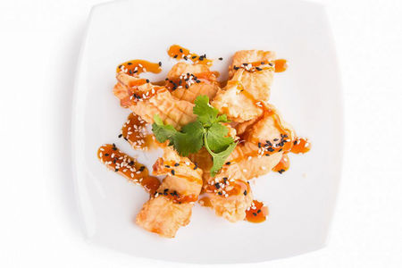 Лосось темпура