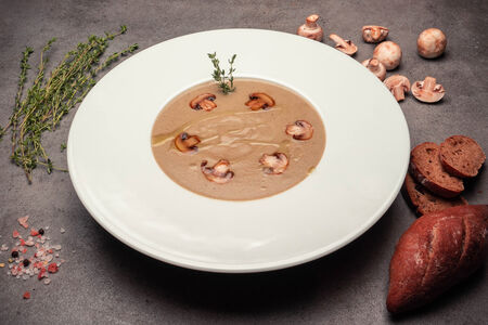 Крем-суп грибной