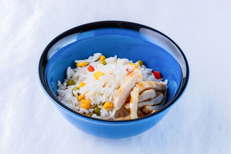 Рис с курочкой