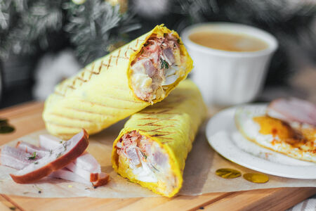 Шаурма на завтрак