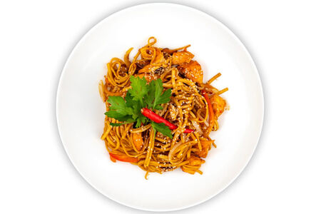 Вок Лапша с морепродуктами