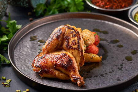 Домашний цыпленок с горчицей