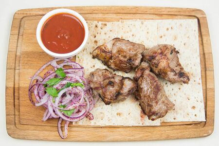 Шашлык из свинины, шейка