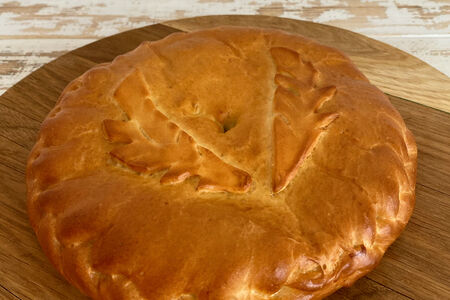 Пирог с капустой постный