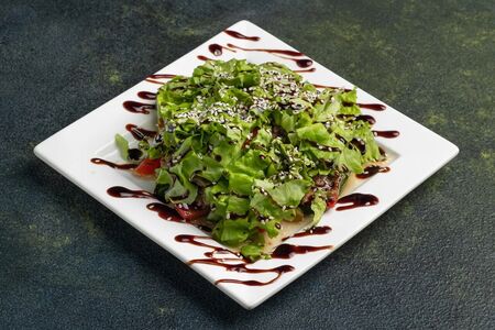 Салат Теплый с телятиной