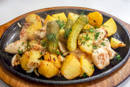 Жаркое с куриной грудкой