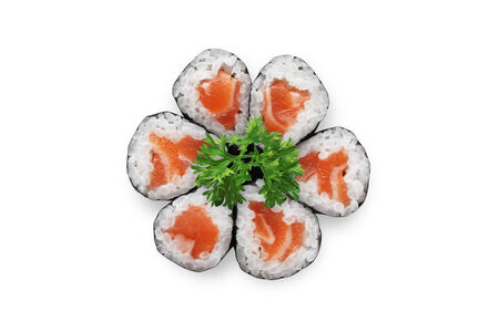 Ролл с лососем