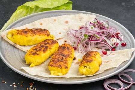 Люля-кебаб картофельный