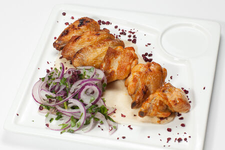 Шашлык из куриных крылышек