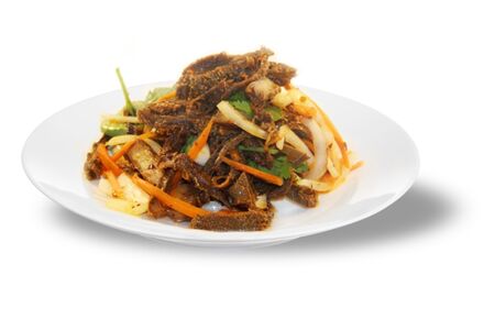 111. Вареный говяжий желудок