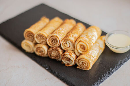 Блинчики со сгущёнкой